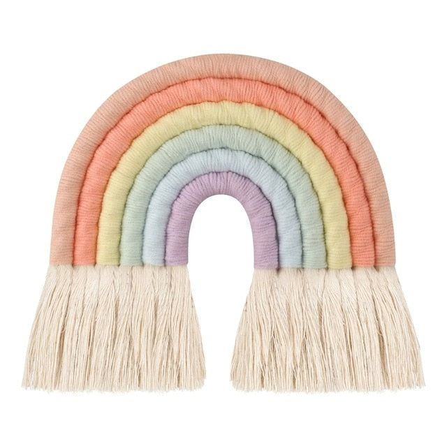 Nordic Woven Rainbow Tapestry