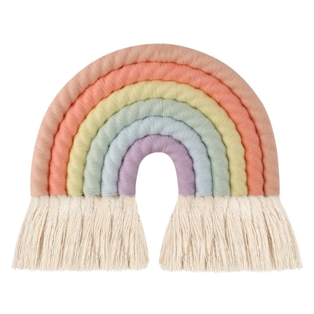 Nordic Woven Rainbow Tapestry