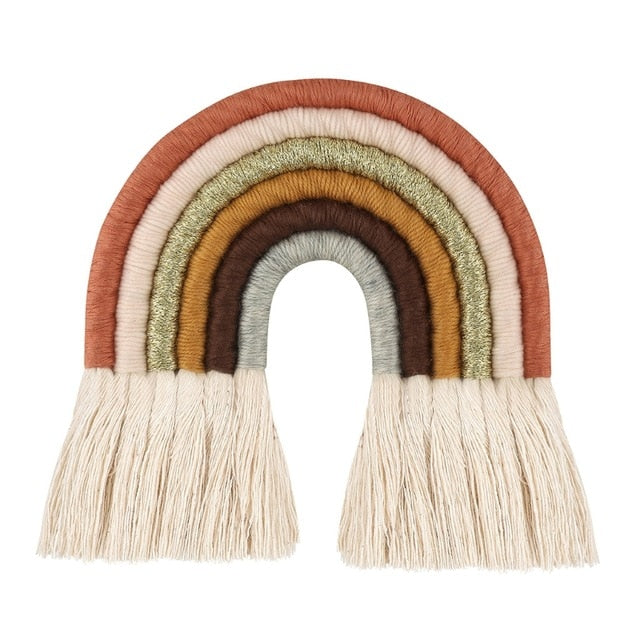 Nordic Woven Rainbow Tapestry