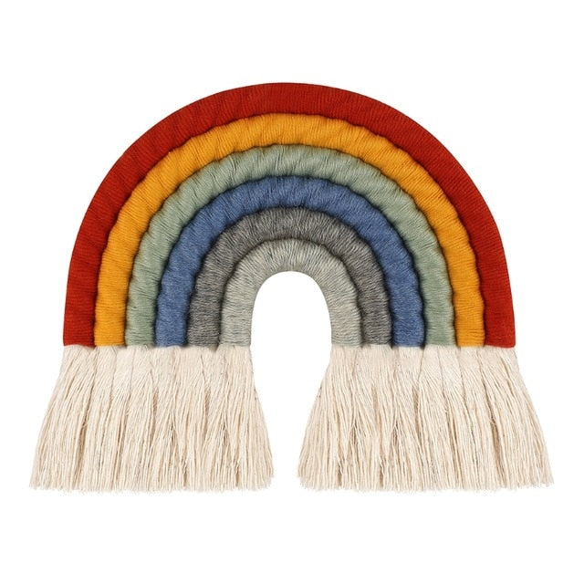 Nordic Woven Rainbow Tapestry