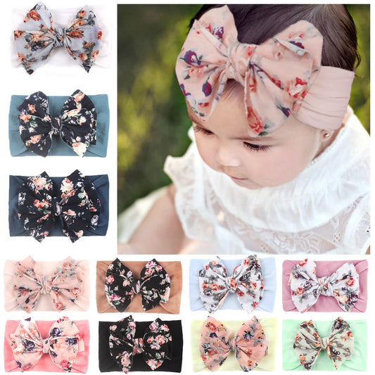 Bohemia Elastic Printed Flower Headband