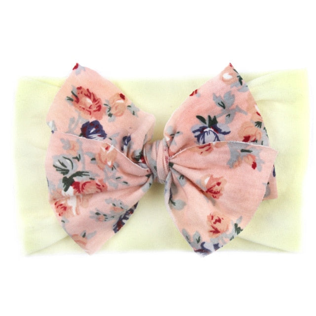 Bohemia Elastic Printed Flower Headband