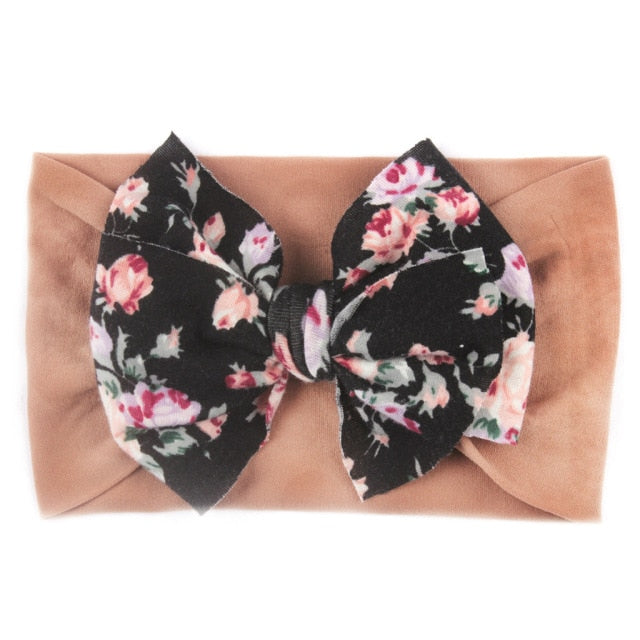 Bohemia Elastic Printed Flower Headband