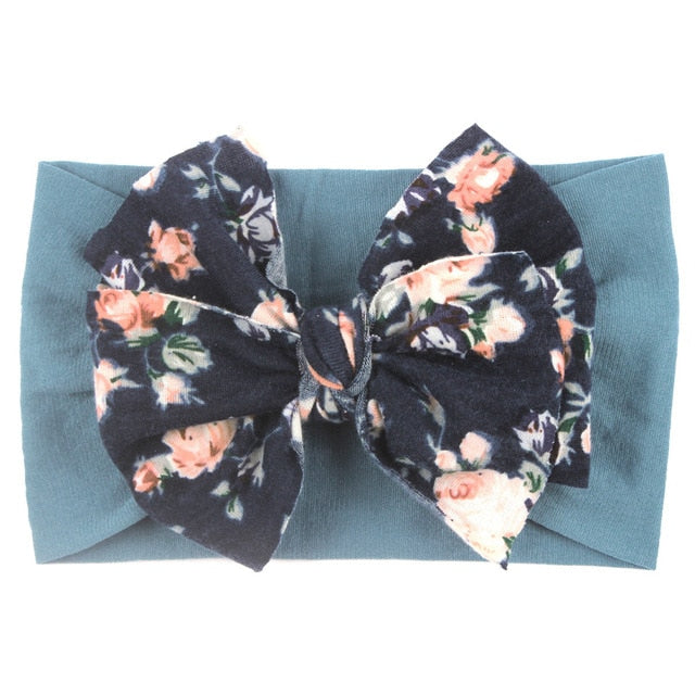 Bohemia Elastic Printed Flower Headband