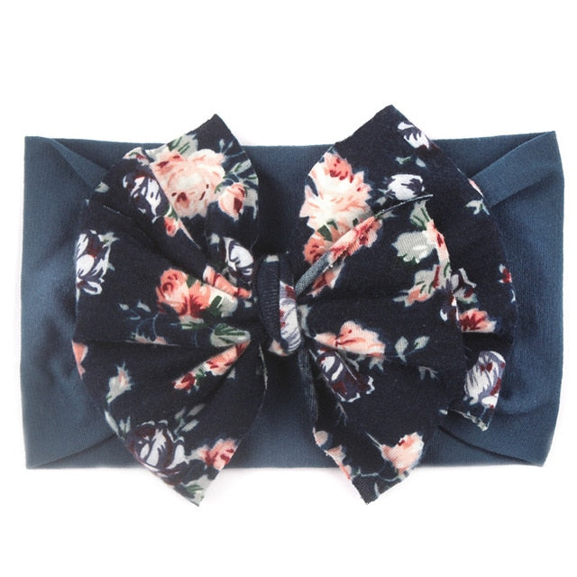 Bohemia Elastic Printed Flower Headband