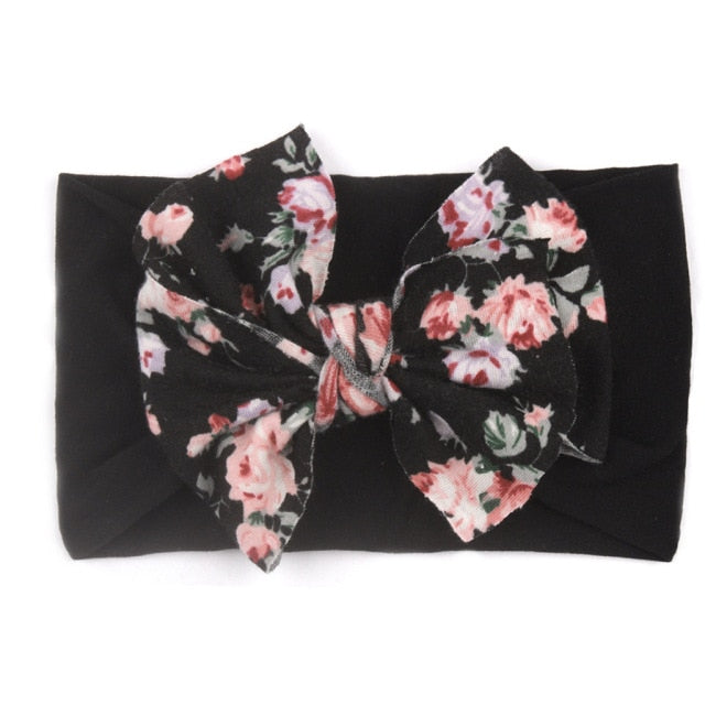 Bohemia Elastic Printed Flower Headband