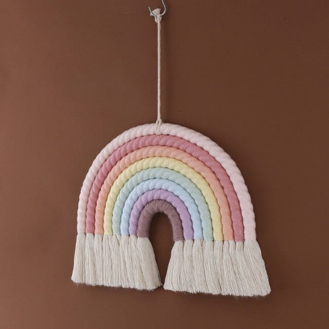 Nordic Woven Rainbow Tapestry