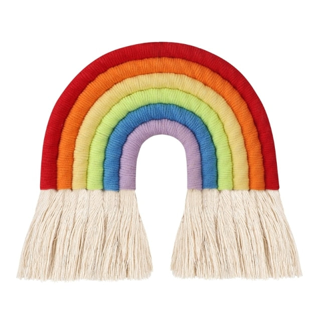 Nordic Woven Rainbow Tapestry